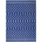 Homeroots 5 x 7 ft. Navy Blue & Ivory Berber Pattern Area Rug 385830 - alternate 4